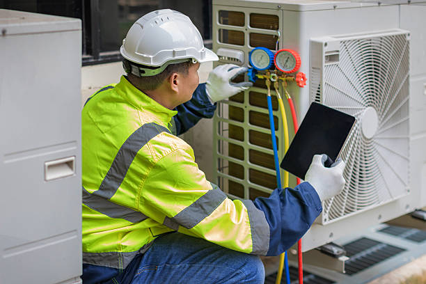 Professional Hvac technician working in Larimer, PA